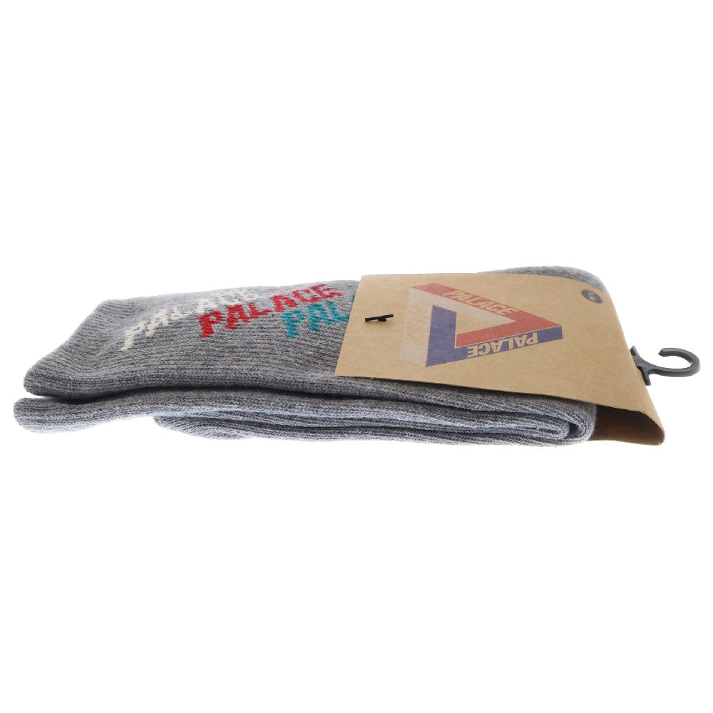Palace Skateboards(パレススケートボーズ) REPEAT FONT SOCK リピート フォント ソックス 靴下 グレー