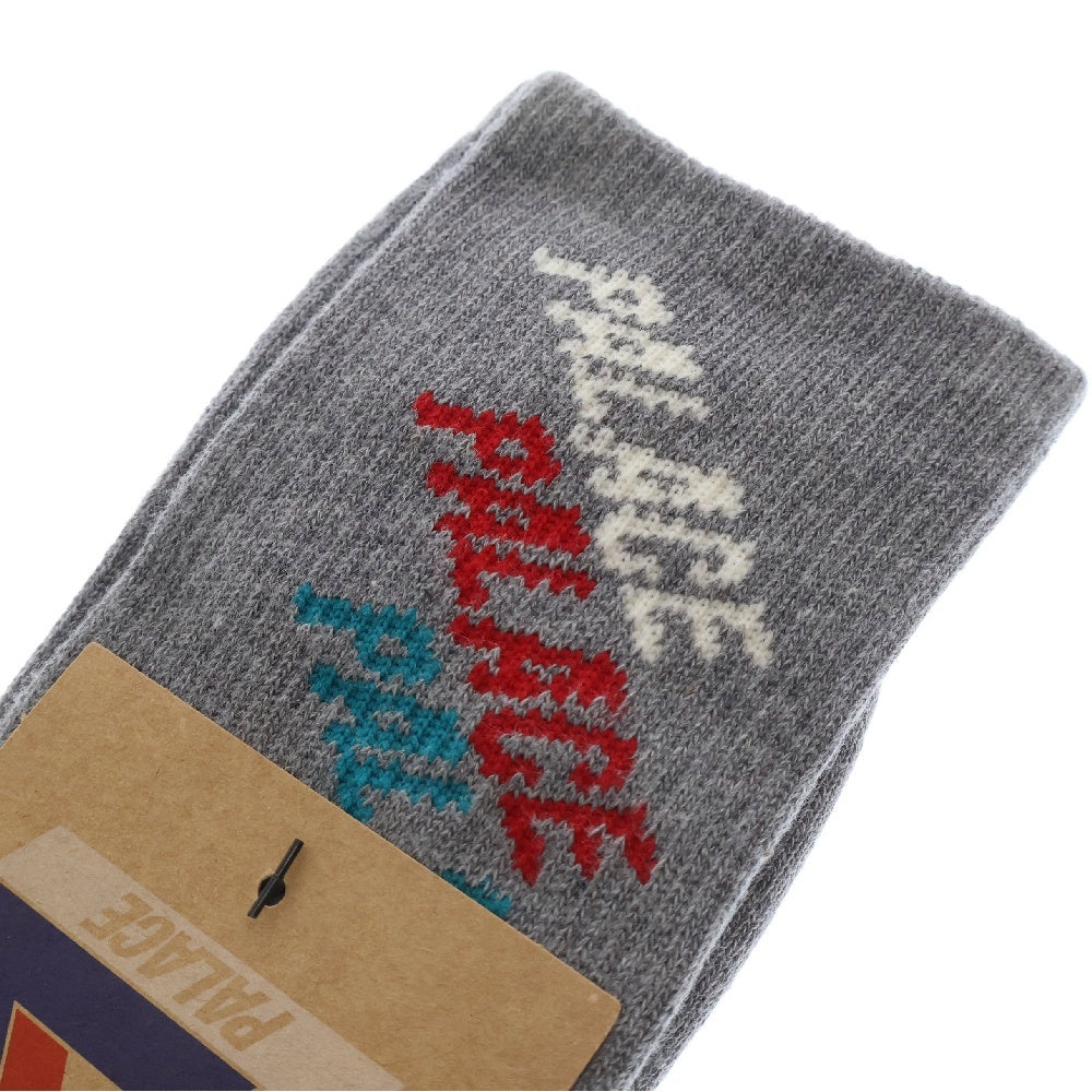 Palace Skateboards(パレススケートボーズ) REPEAT FONT SOCK リピート フォント ソックス 靴下 グレー