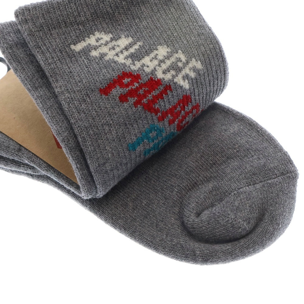 Palace Skateboards(パレススケートボーズ) REPEAT FONT SOCK リピート フォント ソックス 靴下 グレー