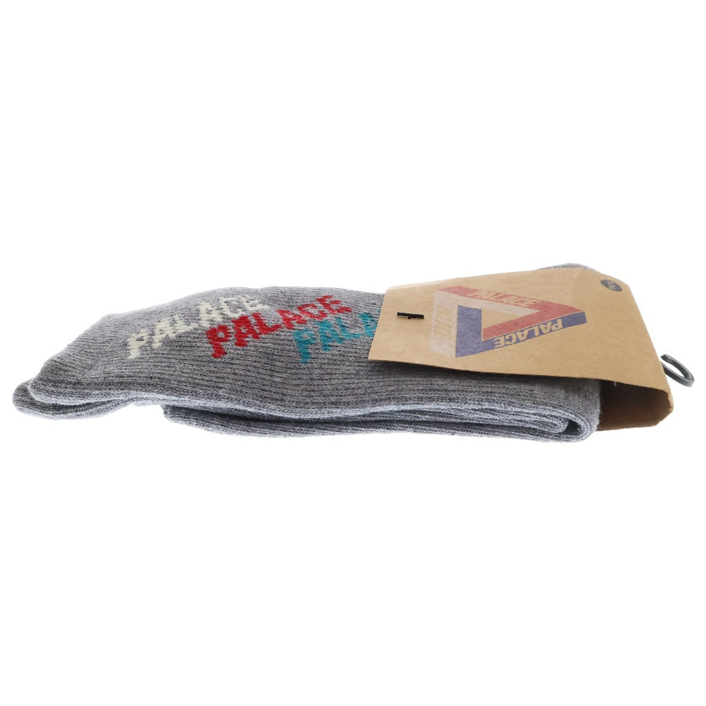 Palace Skateboards(パレススケートボーズ) REPEAT FONT SOCK リピート フォント ソックス 靴下 グレー