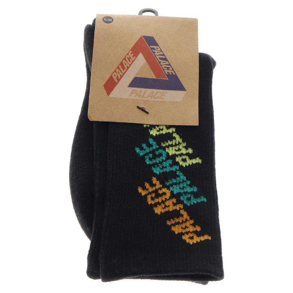 Palace Skateboards(パレススケートボーズ) REPEAT FONT SOCK リピート フォント ソックス 靴下 ブラック