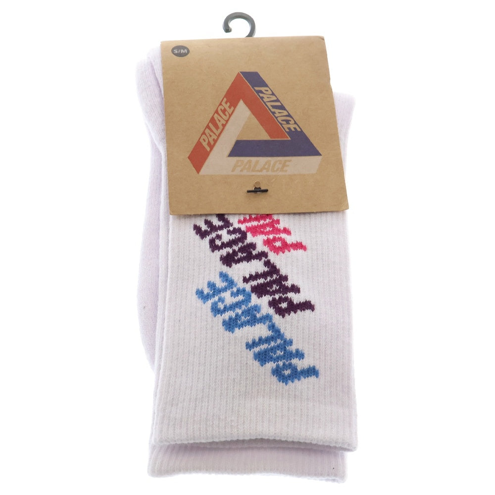 Palace Skateboards(パレススケートボーズ) REPEAT FONT SOCK リピート フォント ソックス 靴下 ホワイト