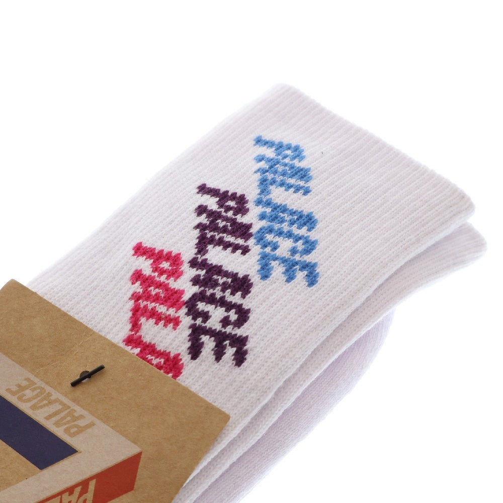 Palace Skateboards(パレススケートボーズ) REPEAT FONT SOCK リピート フォント ソックス 靴下 ホワイト