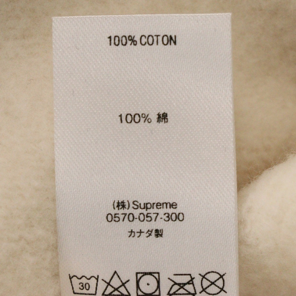 SUPREME(シュプリーム) 19SS Blockbuster Hooded Sweatshirt ブロックバスターフーディー スウェット プルオーバーパーカー アイボリー