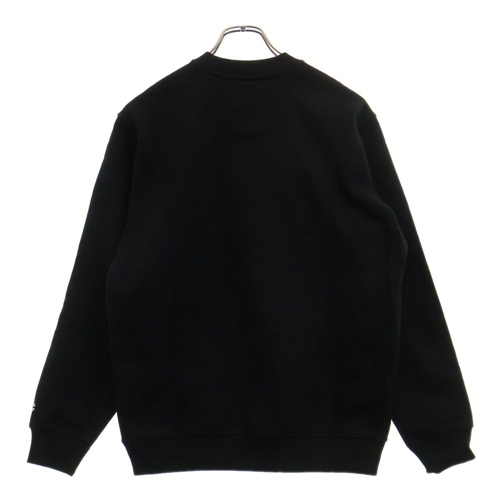 SUPREME(シュプリーム) 18SS Champion Stay In School Crew Neck Sweatshirt メタリックロゴプリントクルーネックスウェットトレーナー ブラック