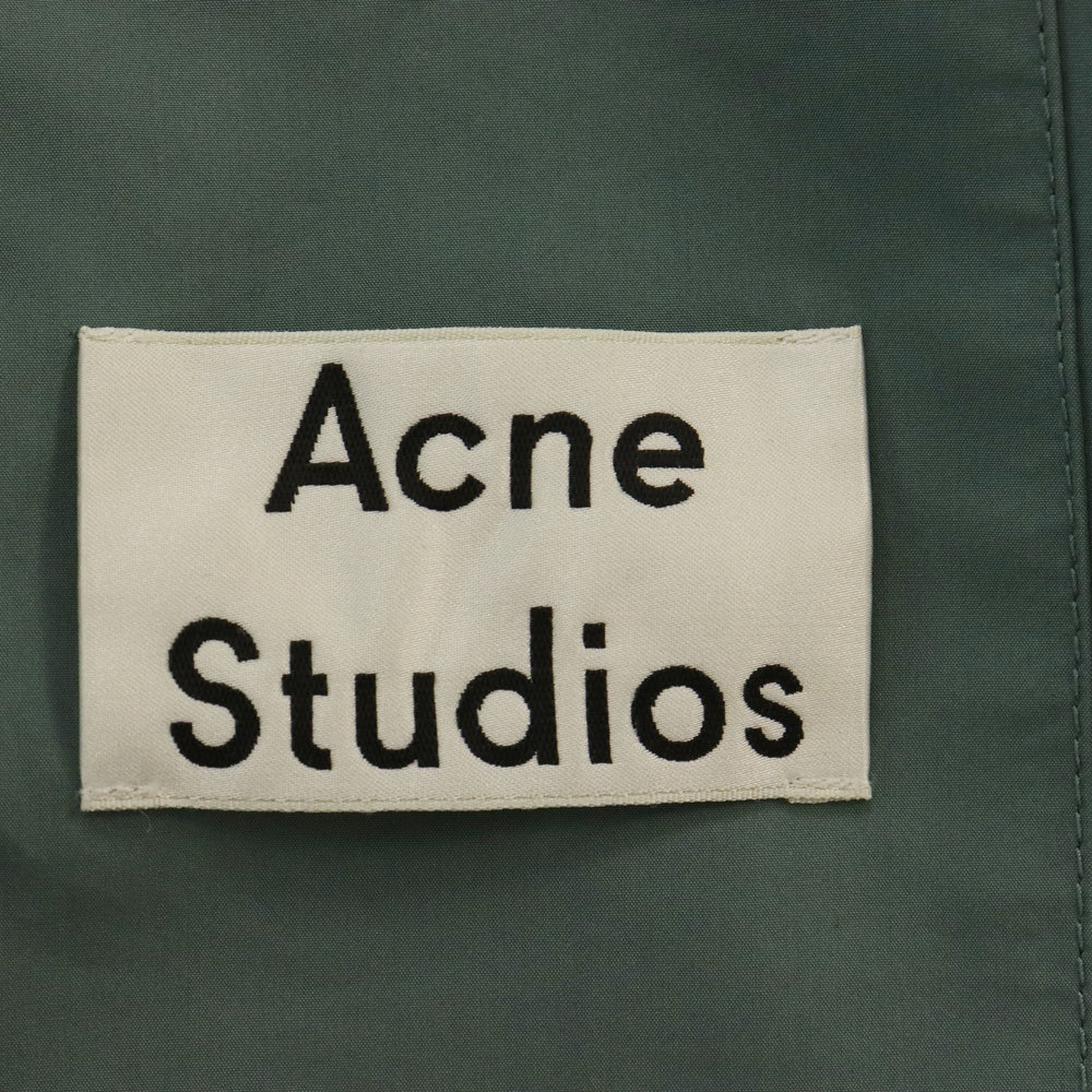 Acne Studios(アクネ ストゥディオズ) 16SS MINUTO コットン ポリエステル トレンチコート グリーン