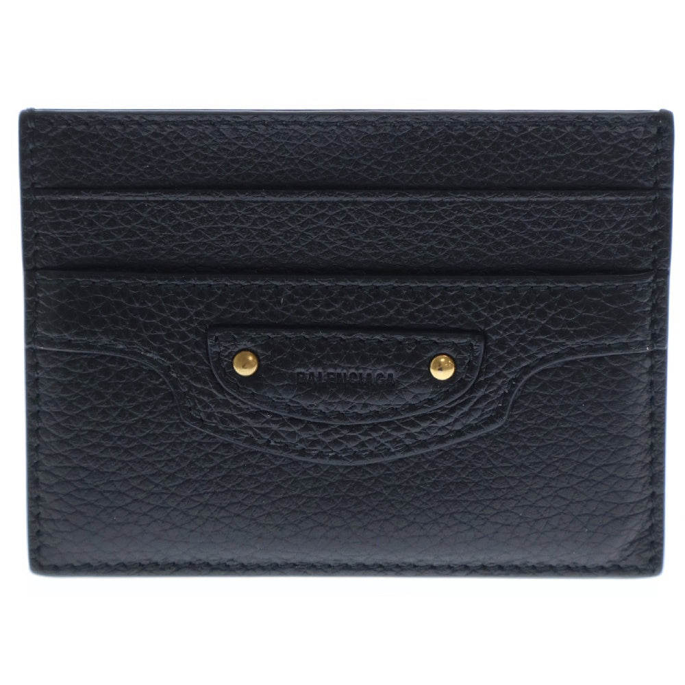 BALENCIAGA(バレンシアガ) ネオクラシック レザー カードケース カード入れ パスケース ブラック 640109