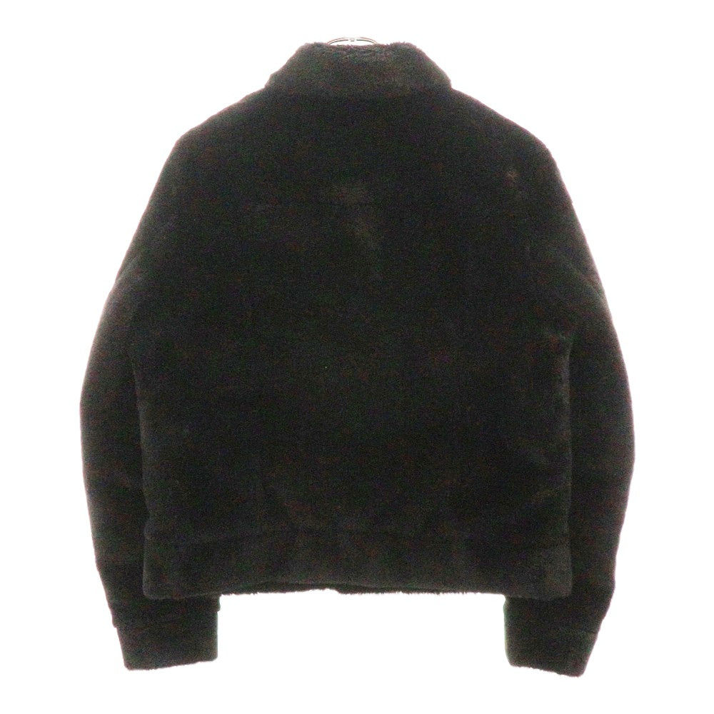 SAINT LAURENT PARIS(サンローランパリ) 23AW FAUX FUR JACKET フェイクファージャケット ブラック 713737 Y4F86