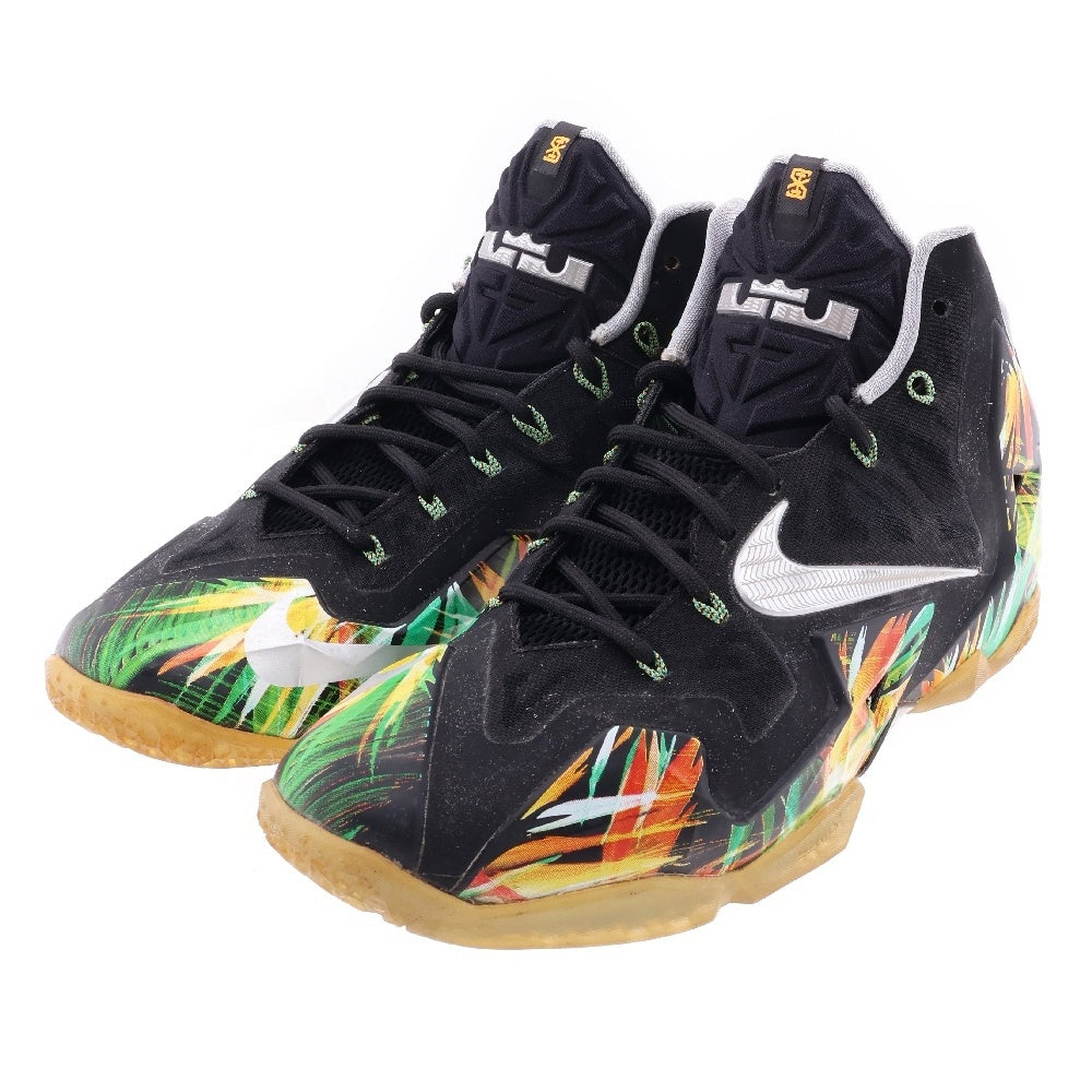 NIKE(ナイキ) 【観賞用 2013年製】 LEBRON 11 EVERGLADES レブロン 11 ハイカットスニーカー ブラック US10/28cm 616175-006