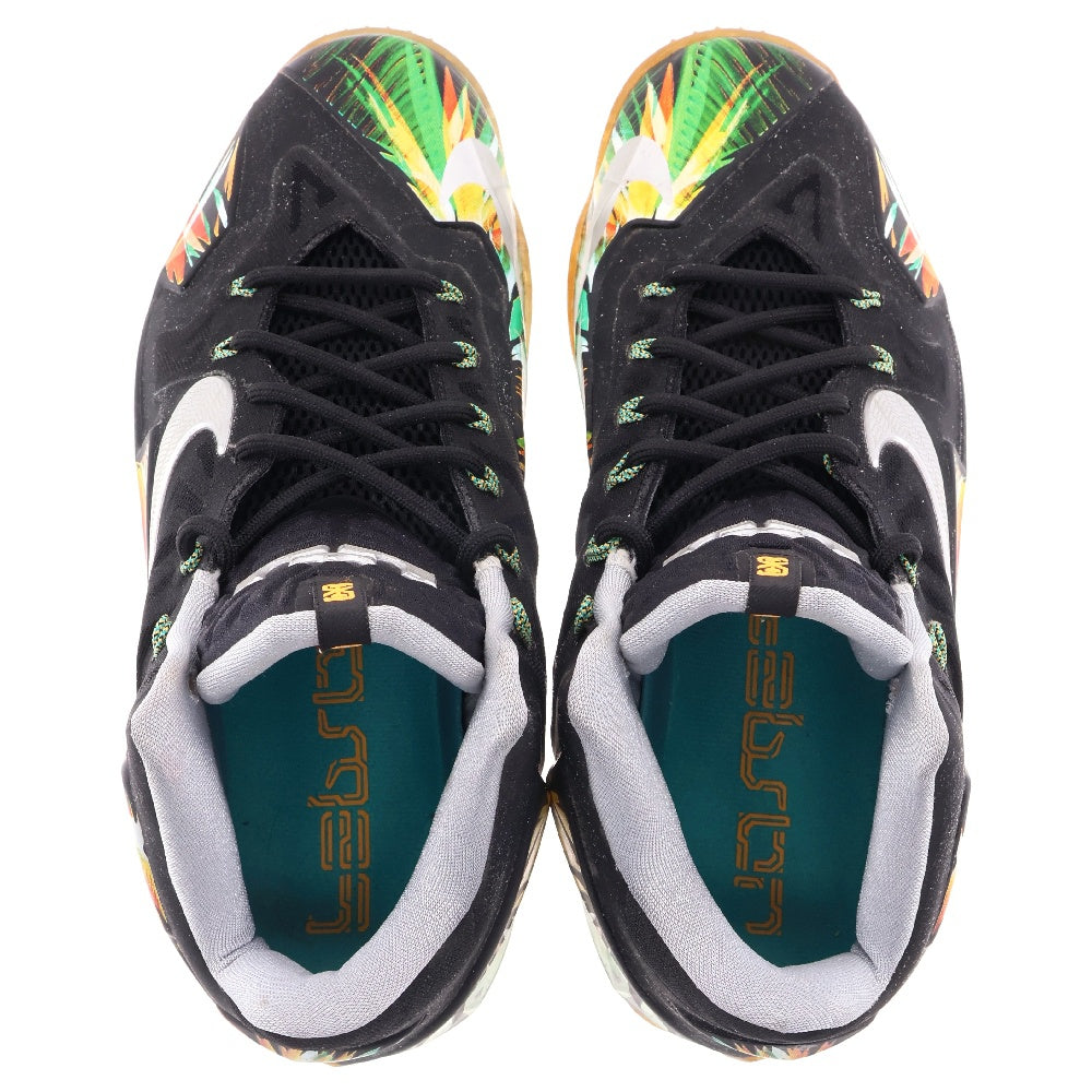 NIKE(ナイキ) 【観賞用 2013年製】 LEBRON 11 EVERGLADES レブロン 11 ハイカットスニーカー ブラック US10/28cm 616175-006