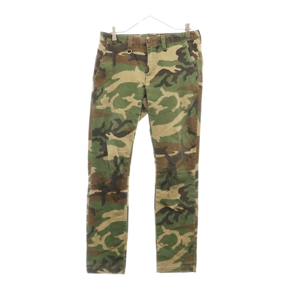SOPHNET.(ソフネット) 16AW Chinos Stretch Slim Pants チノ ストレッチ スリム カモフラ パンツ カーキ SOPH-160094