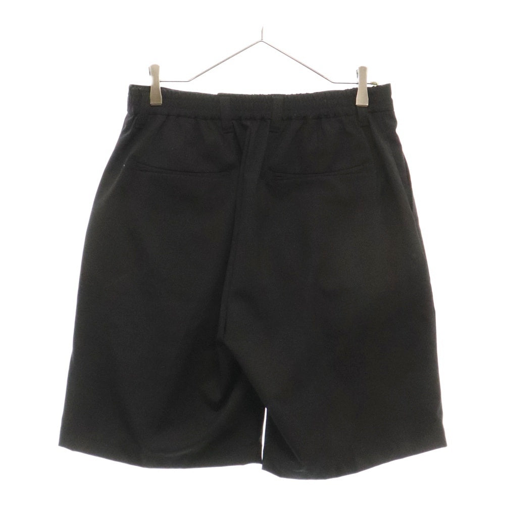 SOPHNET.(ソフネット) 22SS 2TUCK SHORTS 2タック ポリエステル ショーツ ショートパンツ ブラック SOPH-220039
