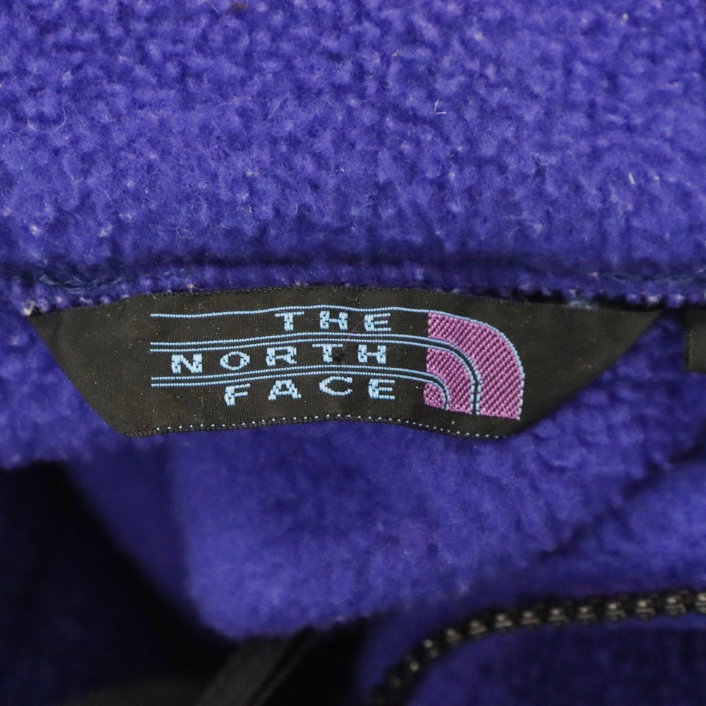 THE NORTH FACE(ザノースフェイス) 90s VINTAGE ヴィンテージ 旧タグ ロゴプリント ハーフジップ フリース プルオーバージャケット ブルー NA-3273