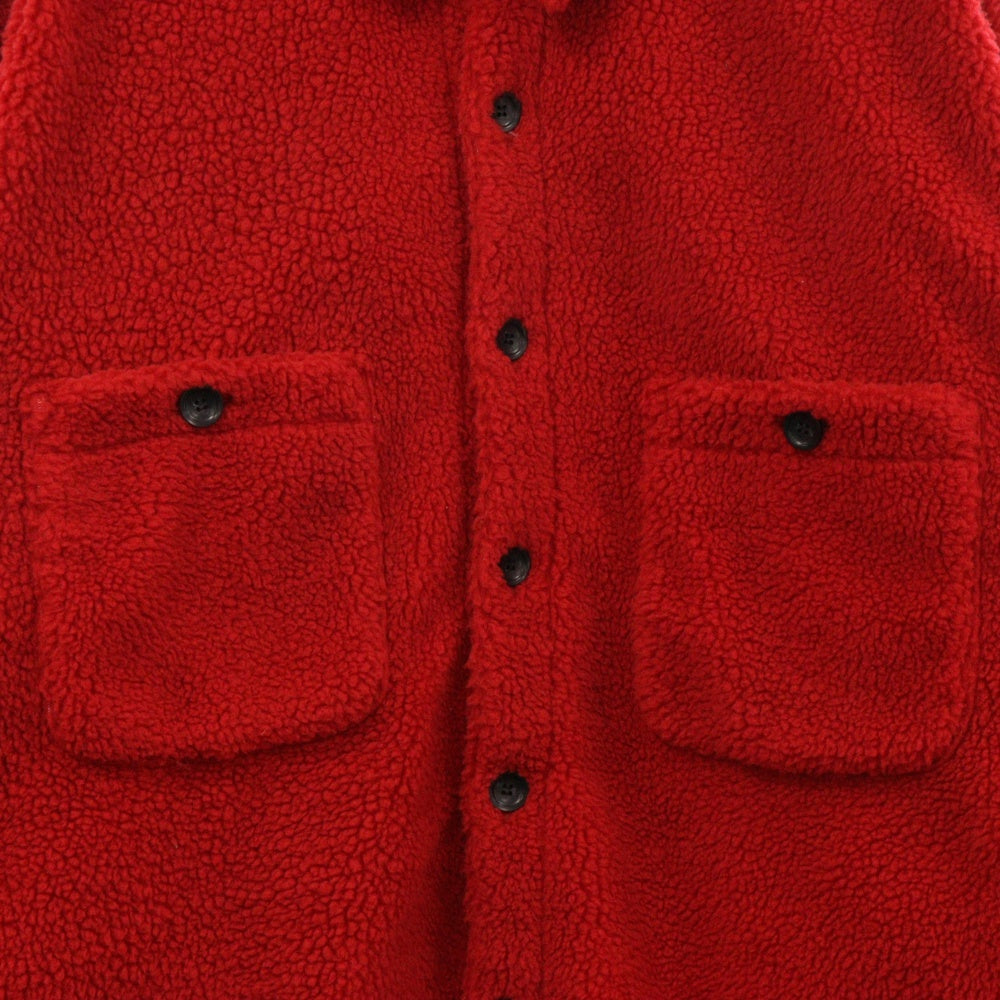 MASSES(マシス) 19AW FLEECE OVER SHT JKT フリースシャツジャケット レッド