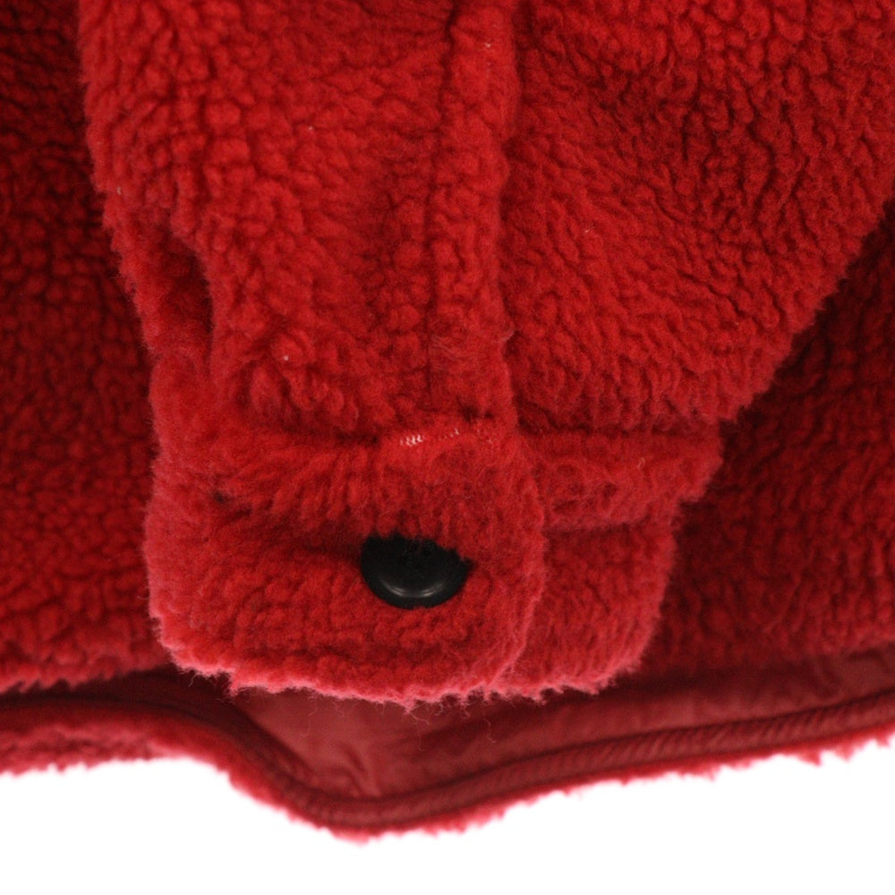 MASSES(マシス) 19AW FLEECE OVER SHT JKT フリースシャツジャケット レッド