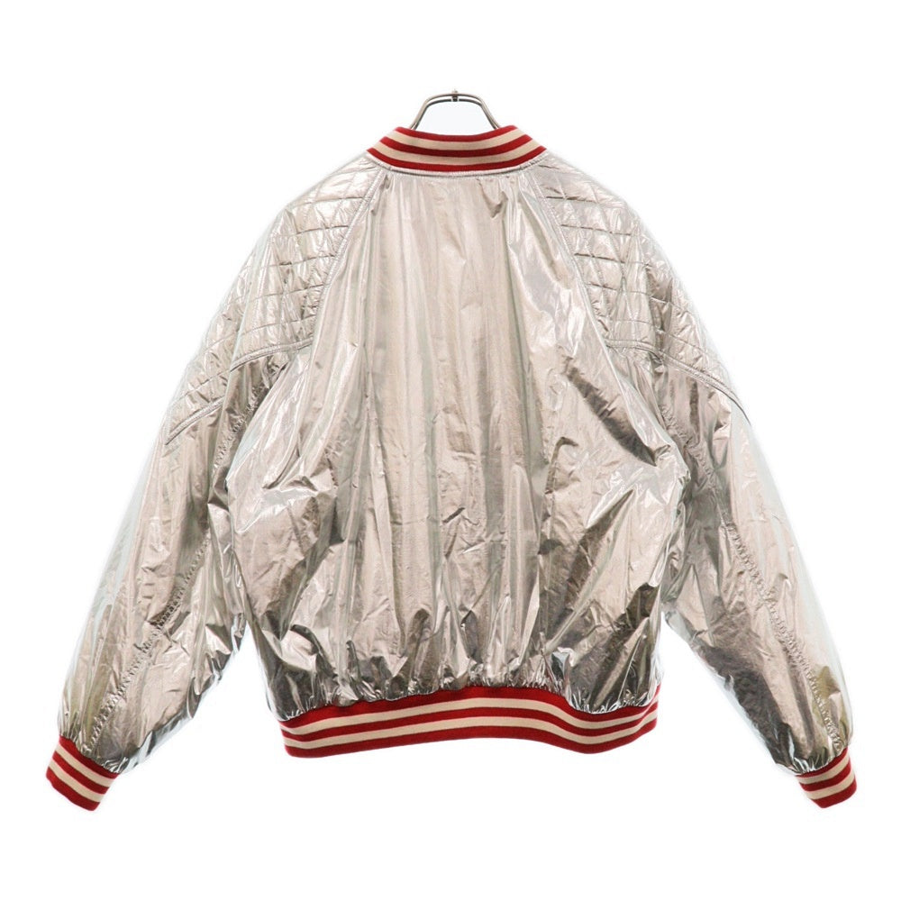 CELINE(セリーヌ) Quilting Teddy Jacket キルティング ヨークテディジャケット シルバー 2W559819L