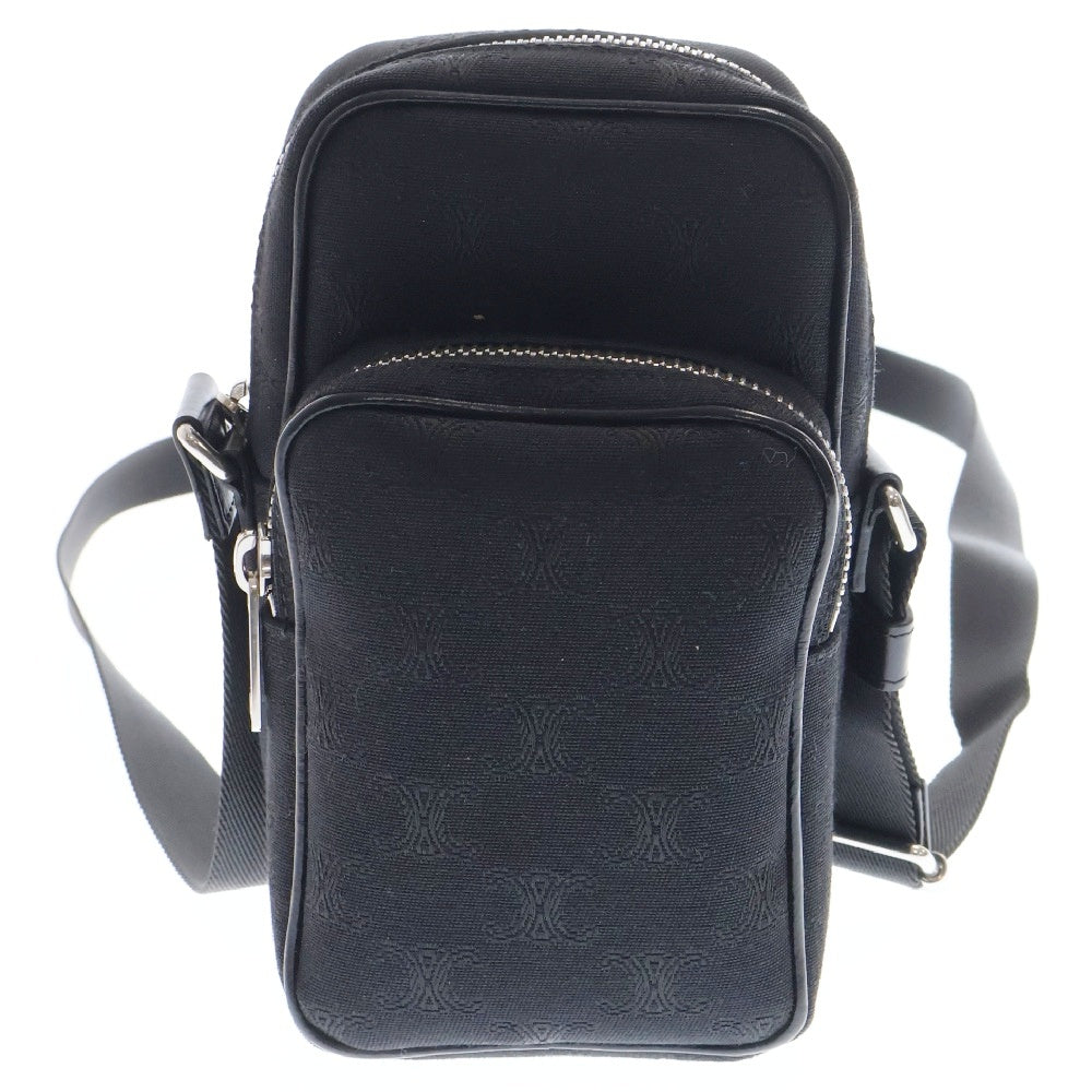 CELINE(セリーヌ) トリオンフ キャンバス ショルダーバッグ ブラック 19083
