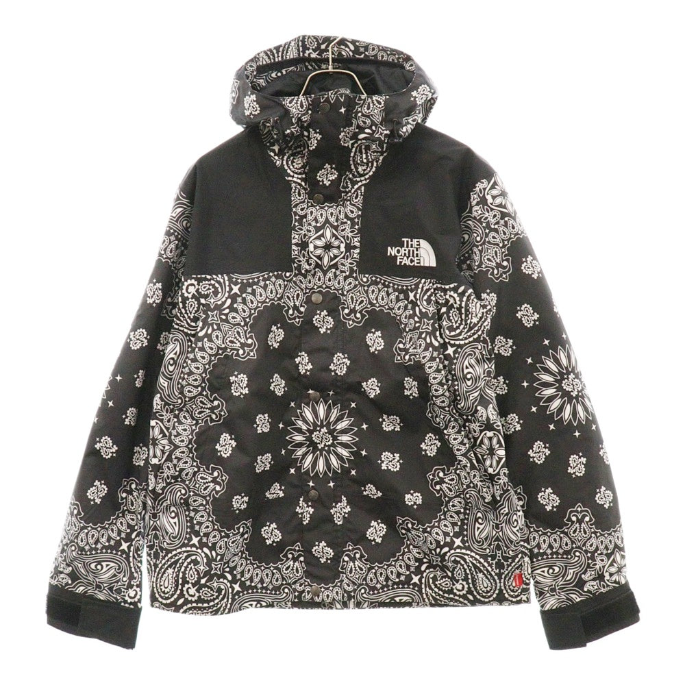 SUPREME(シュプリーム) 14AW×THE NORTH FACE Bandana Mountain Parka×ノースフェイス バンダナマウンテンパーカー ペイズリー柄 フーデッドジップアップブルゾン NP51400I