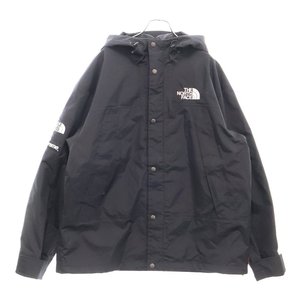 SUPREME(シュプリーム) 24AW ×THE NORTH FACE Mountain Jacket バックアートプリント フーデッド ナイロン マウンテンジャケット ブラック NP02402I
