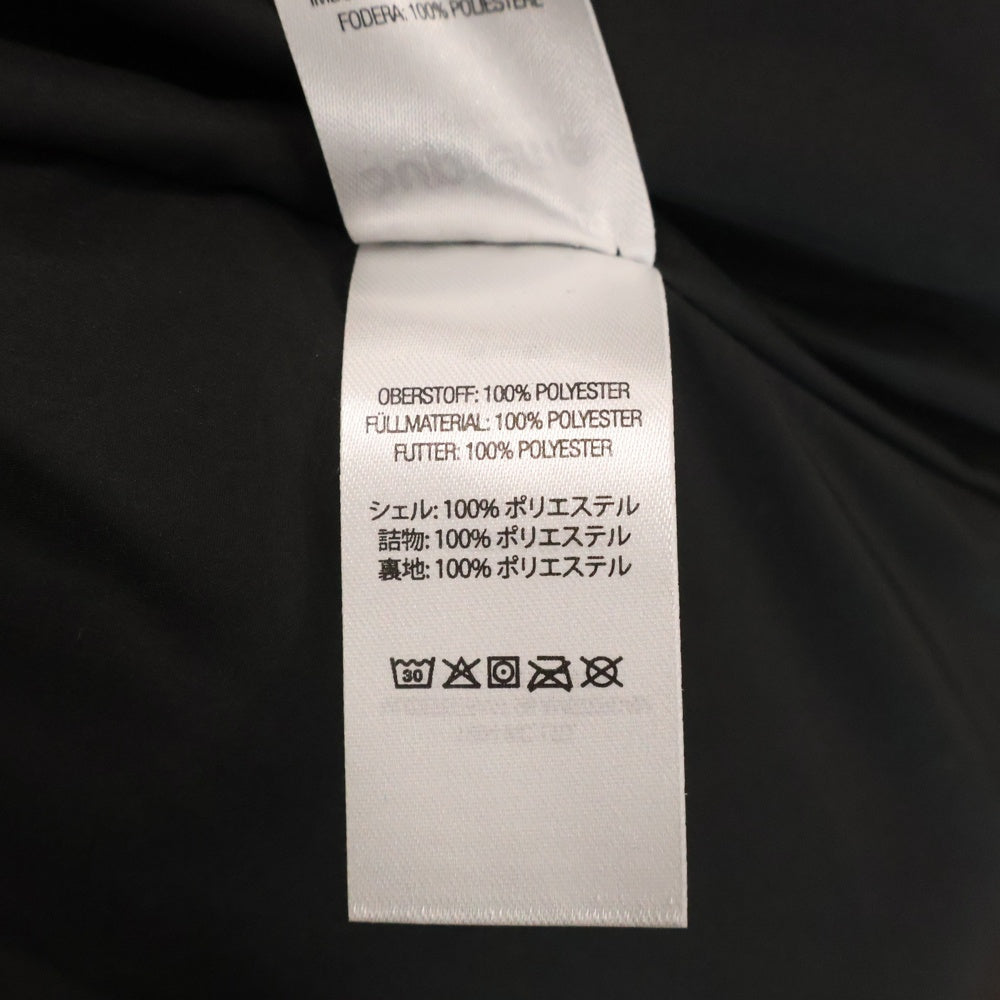 SUPREME(シュプリーム) 21AW Warp Hooded Puffy Jacket ワープ フーデッド パフィー ジップアップ ジャケット ブラック