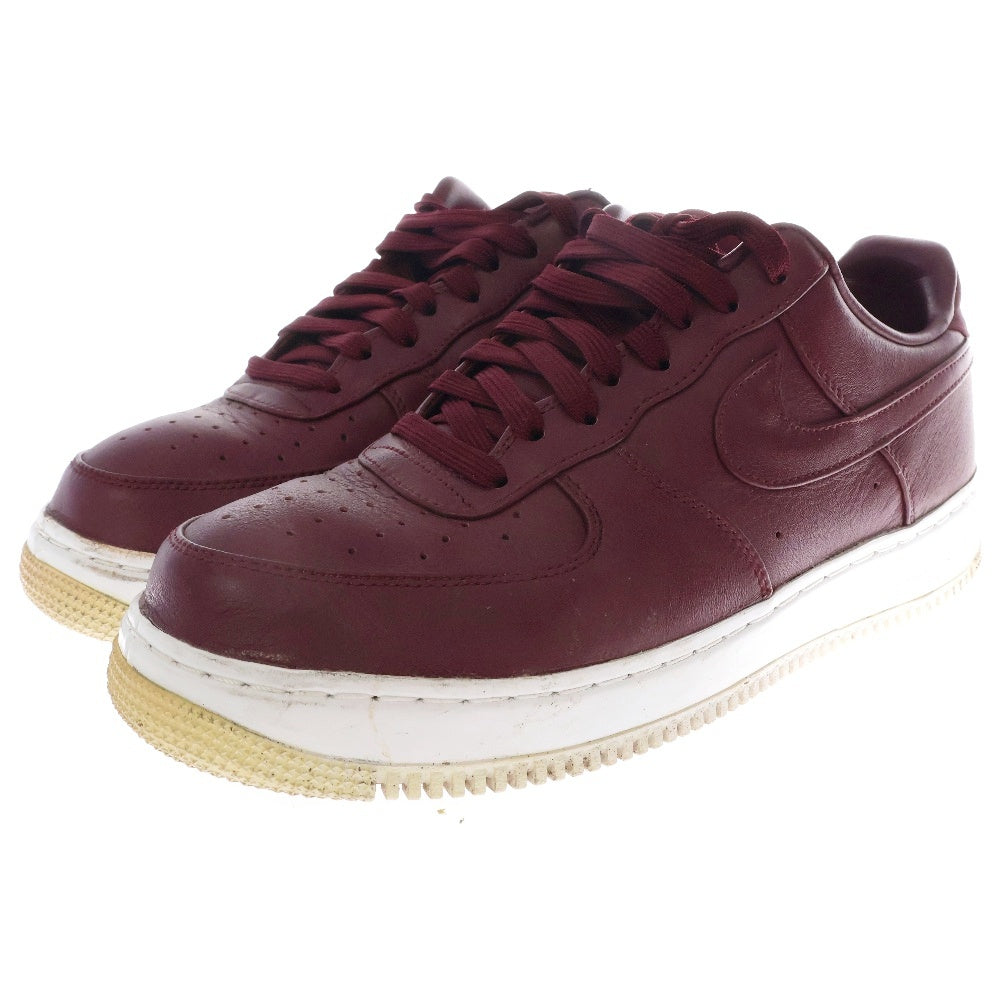 NIKE(ナイキ) LAB AIR FORCE 1 LOW LIGHT MAROON ラボ エアフォース 1 ライトマルーン ローカットスニーカー ボルドー US9.5/27.5cm 555106-661