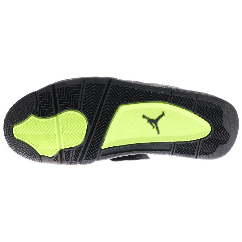 NIKE(ナイキ) AIR JORDAN4 RETRO LE NEON エアジョーダン4 ネオン ハイカットスニーカー グレー US12/30cm CT5342-007
