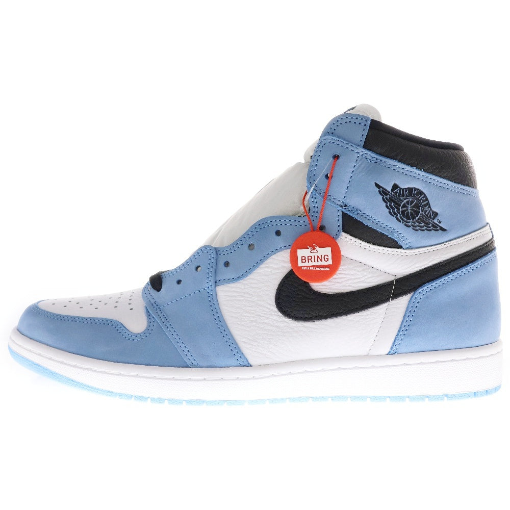 NIKE(ナイキ) AIR JORDAN 1 RETRO HIGH OG UNIVERCITY BLUE エアジョーダン ユニバーシティーブルー ハイカットスニーカー ブルー/ホワイト US13/31cm 555088-134