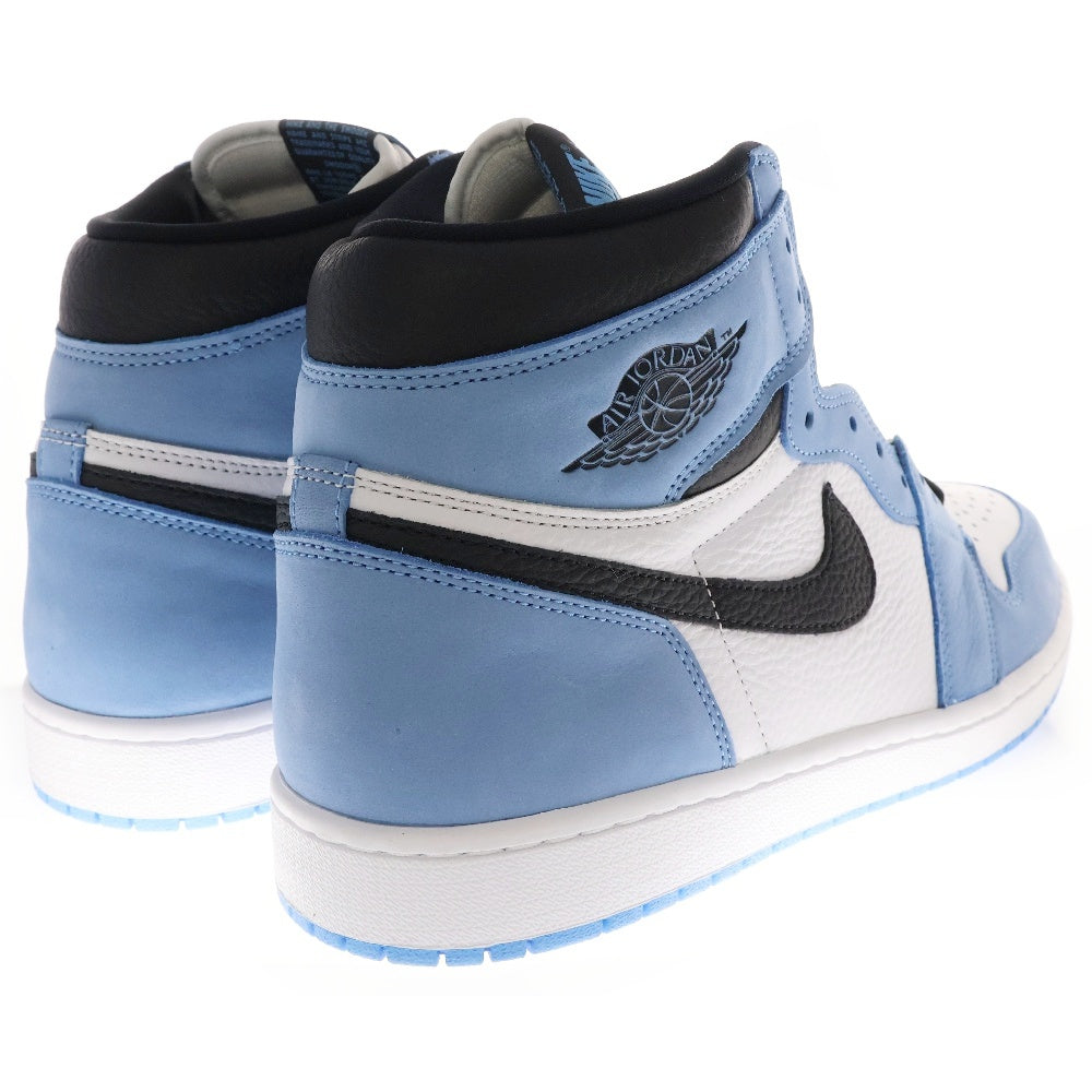 NIKE(ナイキ) AIR JORDAN 1 RETRO HIGH OG UNIVERCITY BLUE エアジョーダン ユニバーシティーブルー ハイカットスニーカー ブルー/ホワイト US13/31cm 555088-134