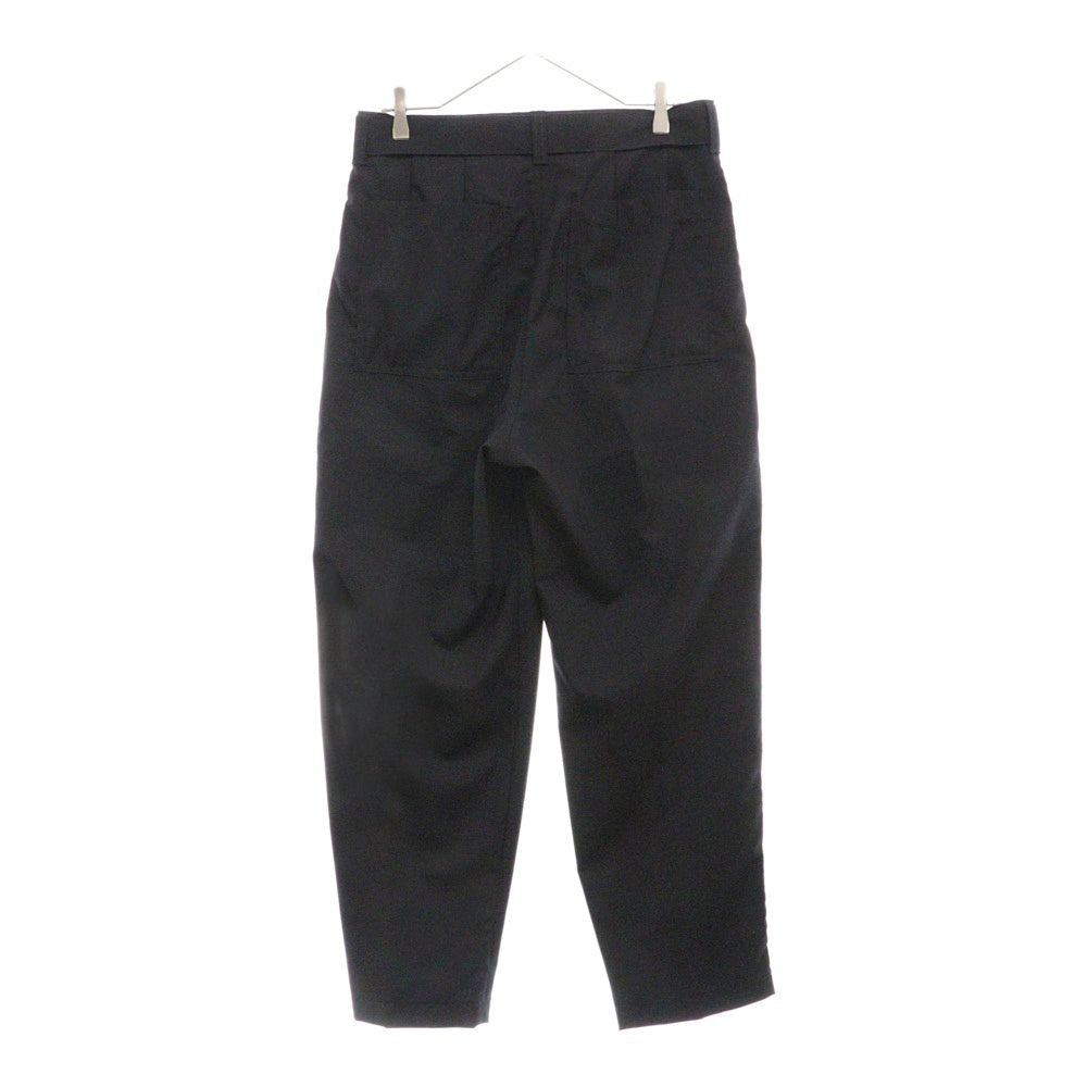 SOPHNET.(ソフネット) 22SS WIDE BELTED BAGGY TUCK TAPERED PANTS ワイド ベルテッド テーパード バギー タックパンツ ブラック SOPH-220038