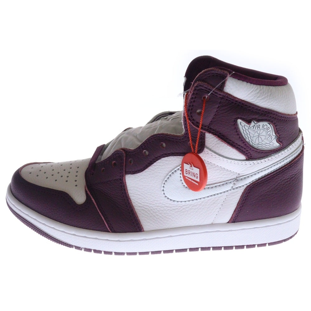 NIKE(ナイキ) AIR JORDAN 1 HIGH OG Bordeaux エア ジョーダン 1 ハイカットスニーカー ボルドー US9/27cm 555088-611