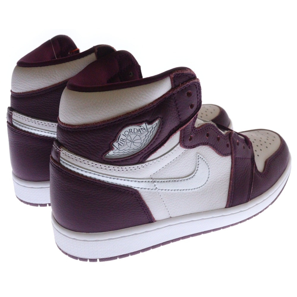 NIKE(ナイキ) AIR JORDAN 1 HIGH OG Bordeaux エア ジョーダン 1 ハイカットスニーカー ボルドー US9/27cm 555088-611