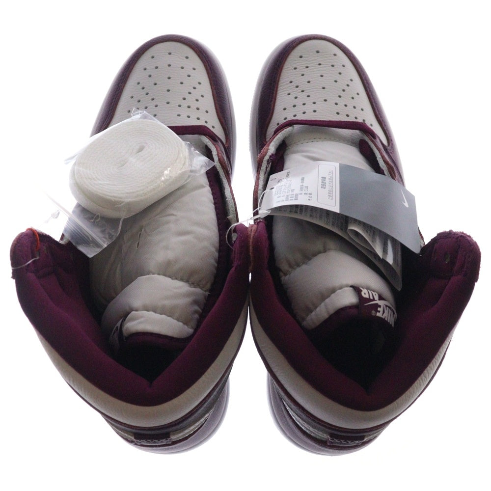 NIKE(ナイキ) AIR JORDAN 1 HIGH OG Bordeaux エア ジョーダン 1 ハイカットスニーカー ボルドー US9/27cm 555088-611