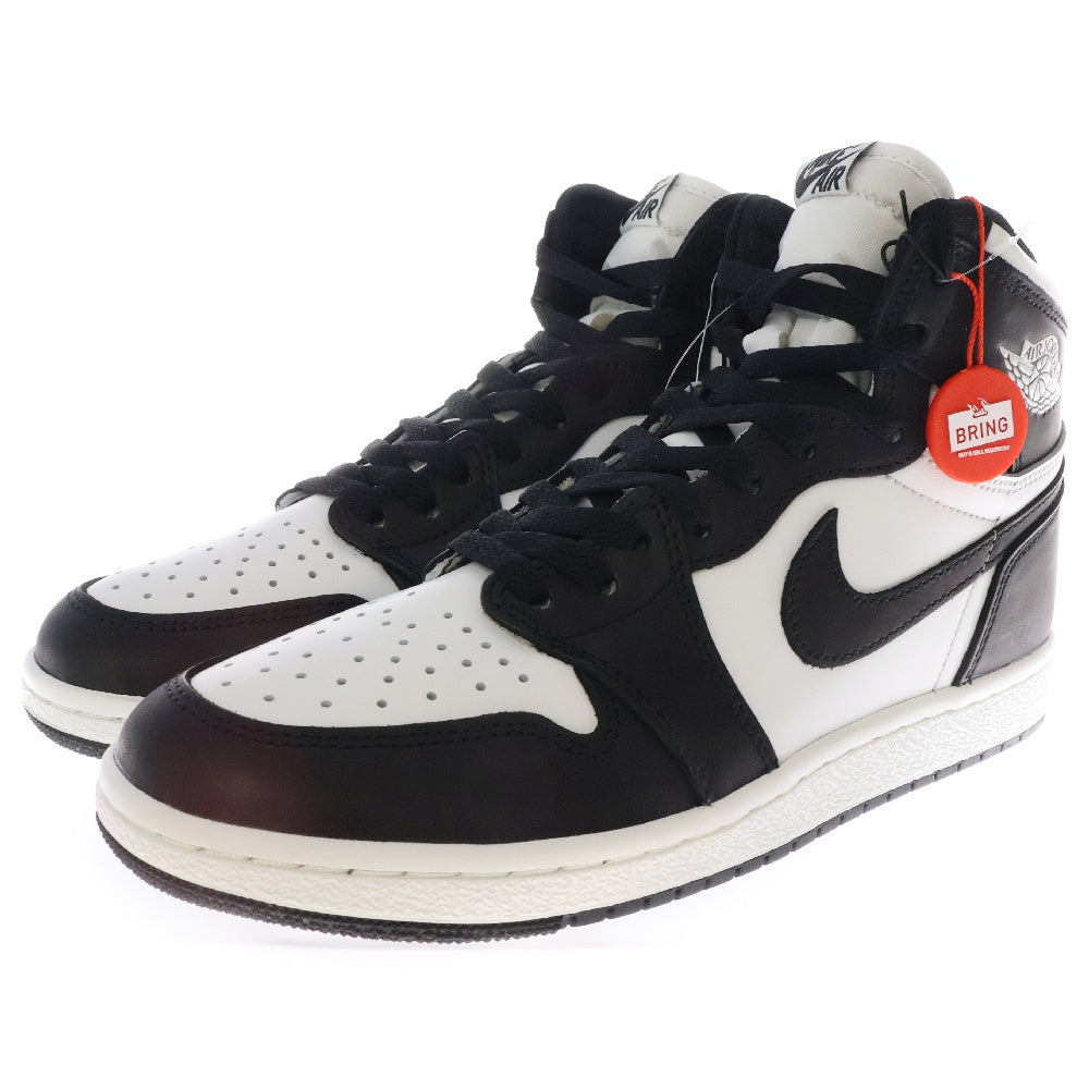 NIKE(ナイキ) AIR JORDAN 1 HI 85 Black/White エアジョーダン1 ハイカットスニーカー ブラック/ホワイト US9/27cm BQ4422-001