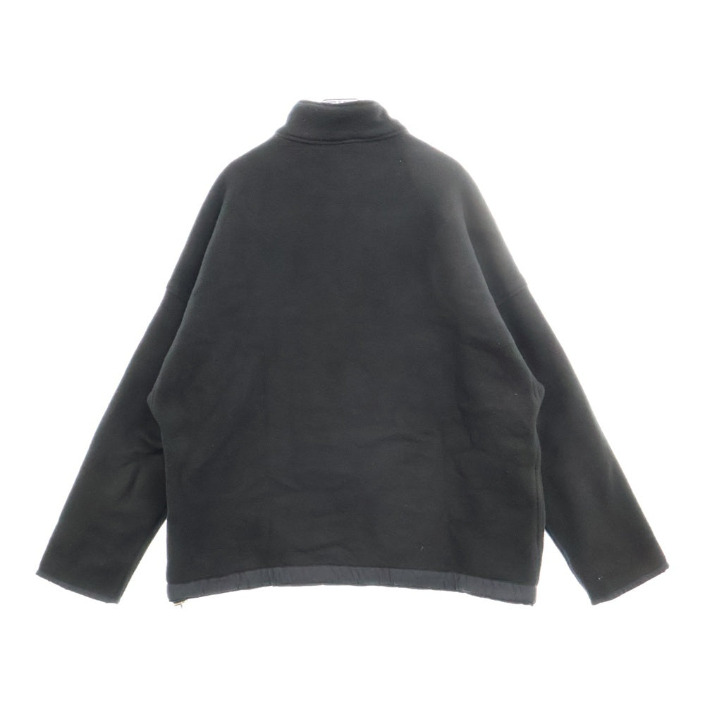 CHROME HEARTS(クロムハーツ) YKT U TARDY SWEEP HLF ZIP ダガーハーフジップフリースブルゾン ブラック/シルバー