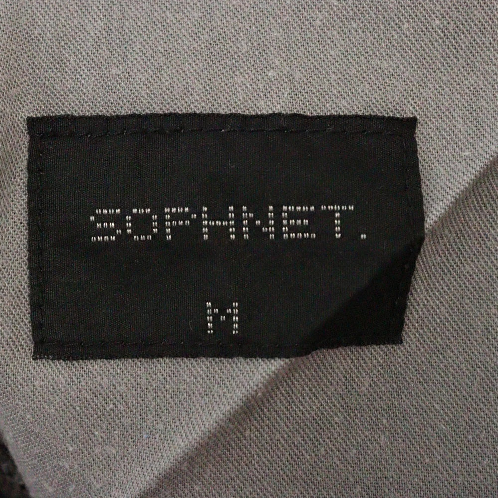 SOPHNET.(ソフネット) コットン ストレート パンツ グレー SOPH-80036
