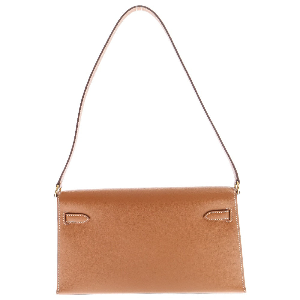 HERMES(エルメス) ケリーエラン ヴォーマダム ゴールド金具 W刻印 2WAY ショルダーバッグ クラッチバッグ セカンドバッグ ブラウン レディース