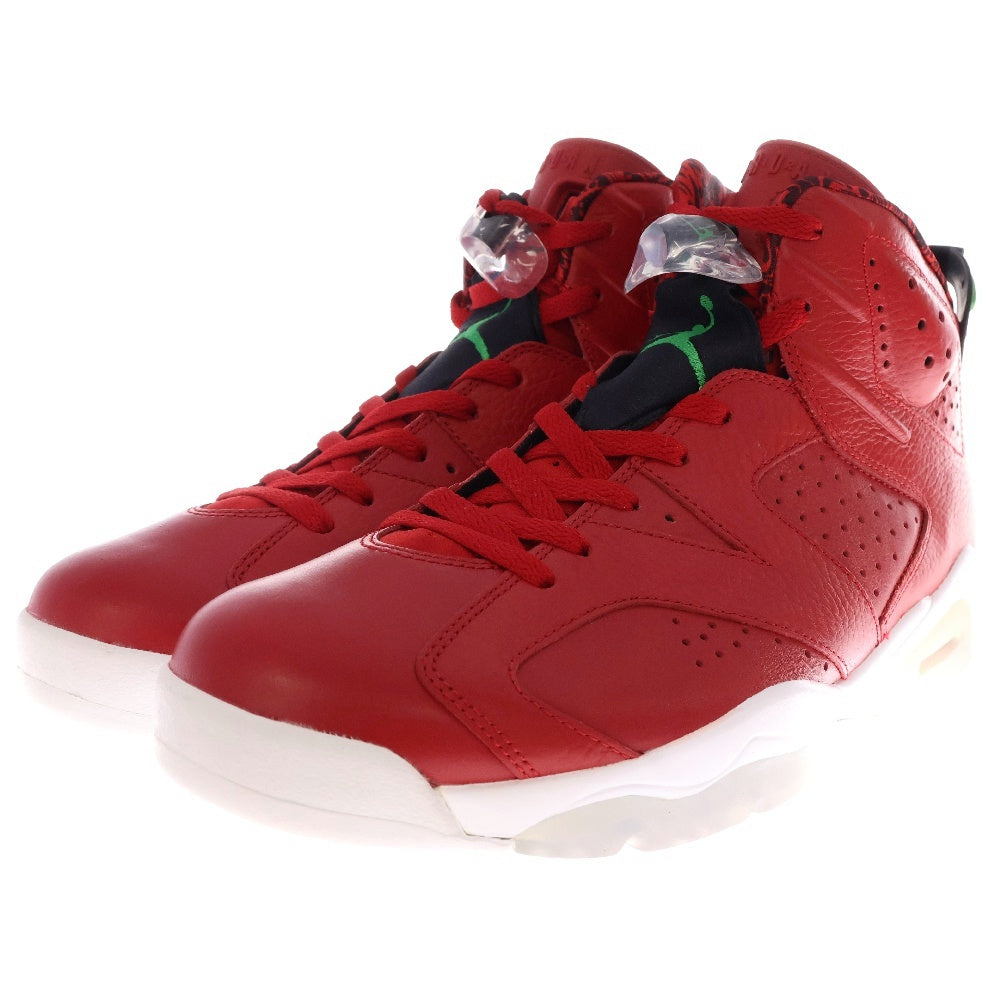 NIKE(ナイキ) 【観賞用 2014年製】 AIR JORDAN 6 RETRO SPIZIKE HISTORY OF JORDAN MVP エアジョーダン6  スパイジーク ハイカットスニーカー レッド US11/29cm 694091-625