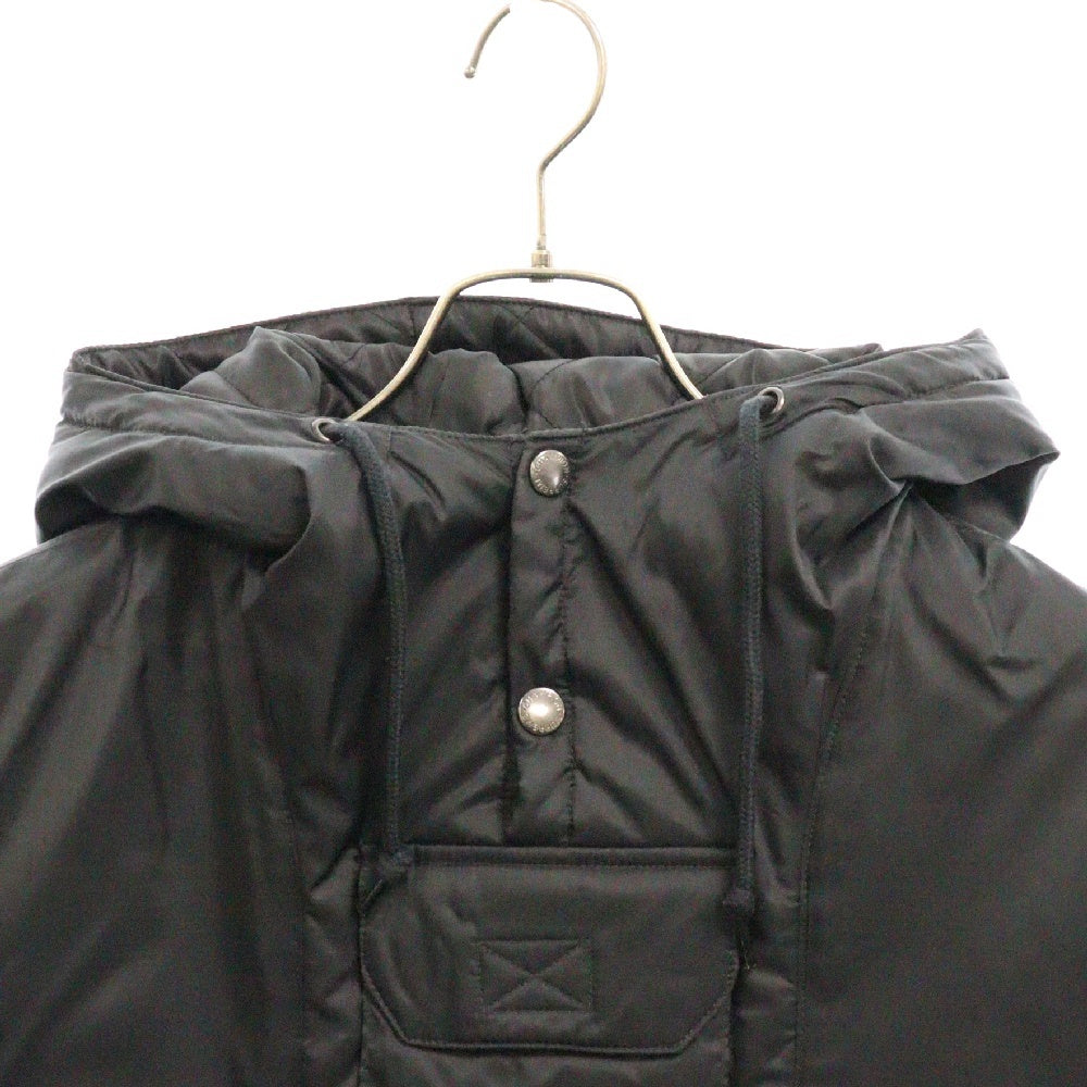 SUPREME(シュプリーム) 18SS×Champion Pullover Parka チャンピオン ビックロゴ 刺繍 ナイロンプルオーバー パーカー ブラック