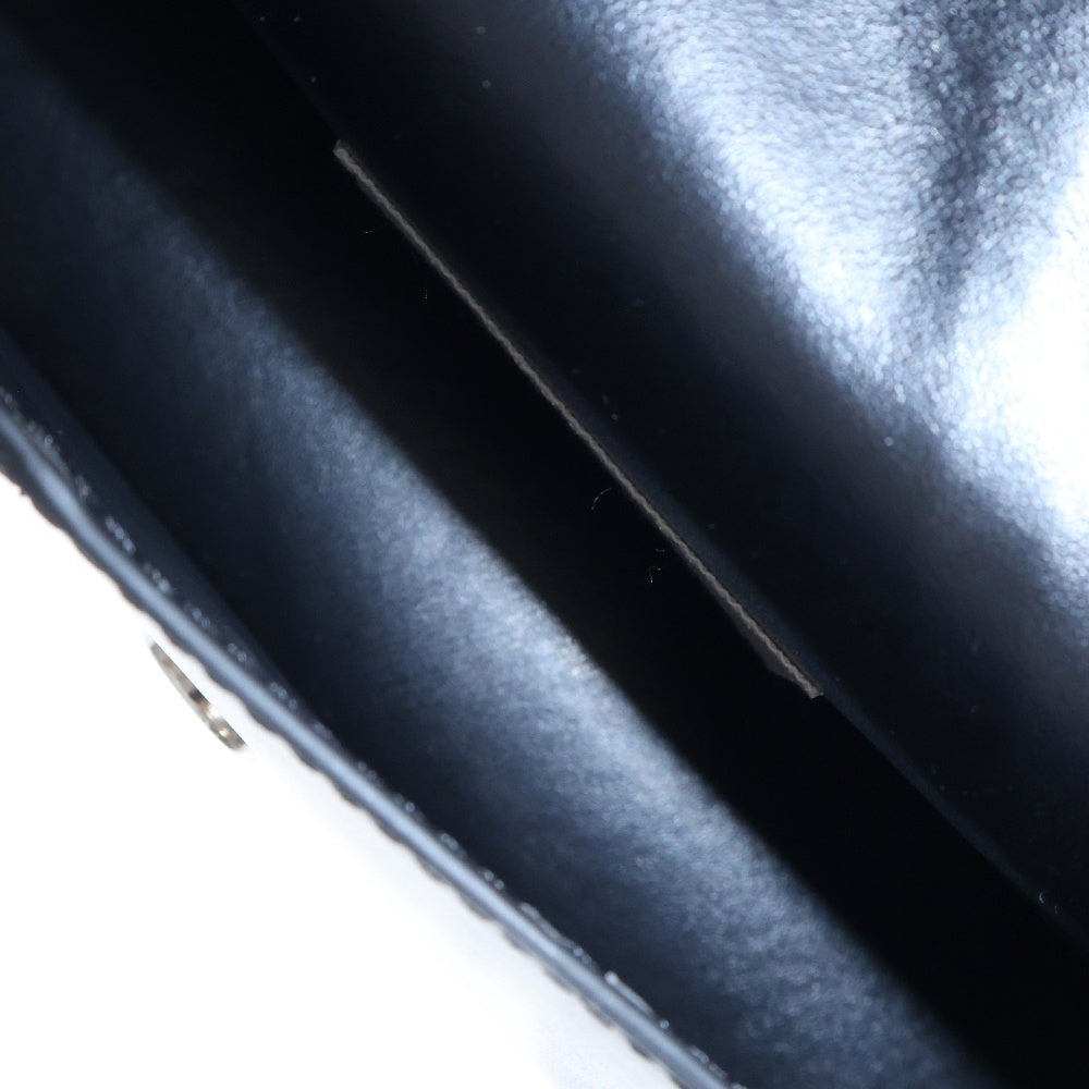 MM6 Maison Margiela(エムエムシックスメゾンマルジェラ) Japanese Flap Crossbody Bag ジャパニーズ フラップ クロスボディバッグ レザーショルダーバッグ ブラック SB5WG0012