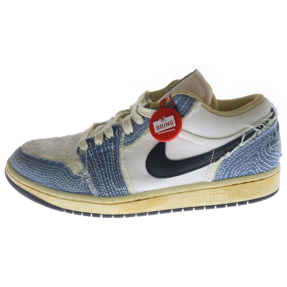 NIKE(ナイキ) AIR JORDAN1 LOW SE World Make Japan エアジョーダン1 ワールドメイクジャパン ローカットスニーカー ブルー/ホワイト US9/27cm FN7670-493