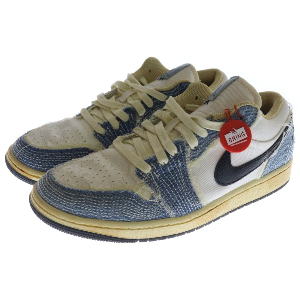 NIKE(ナイキ) AIR JORDAN1 LOW SE World Make Japan エアジョーダン1 ワールドメイクジャパン ローカットスニーカー ブルー/ホワイト US9/27cm FN7670-493