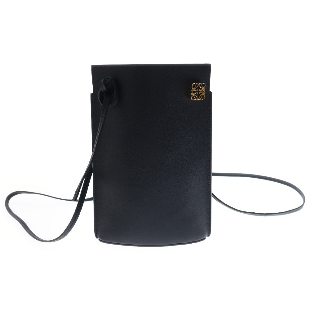 LOEWE(ロエベ) DICE POKET ダイスポケット クラシックカーフスキン レザー ショルダーバッグ/ポーチ ブラック C630R12X01 レディース