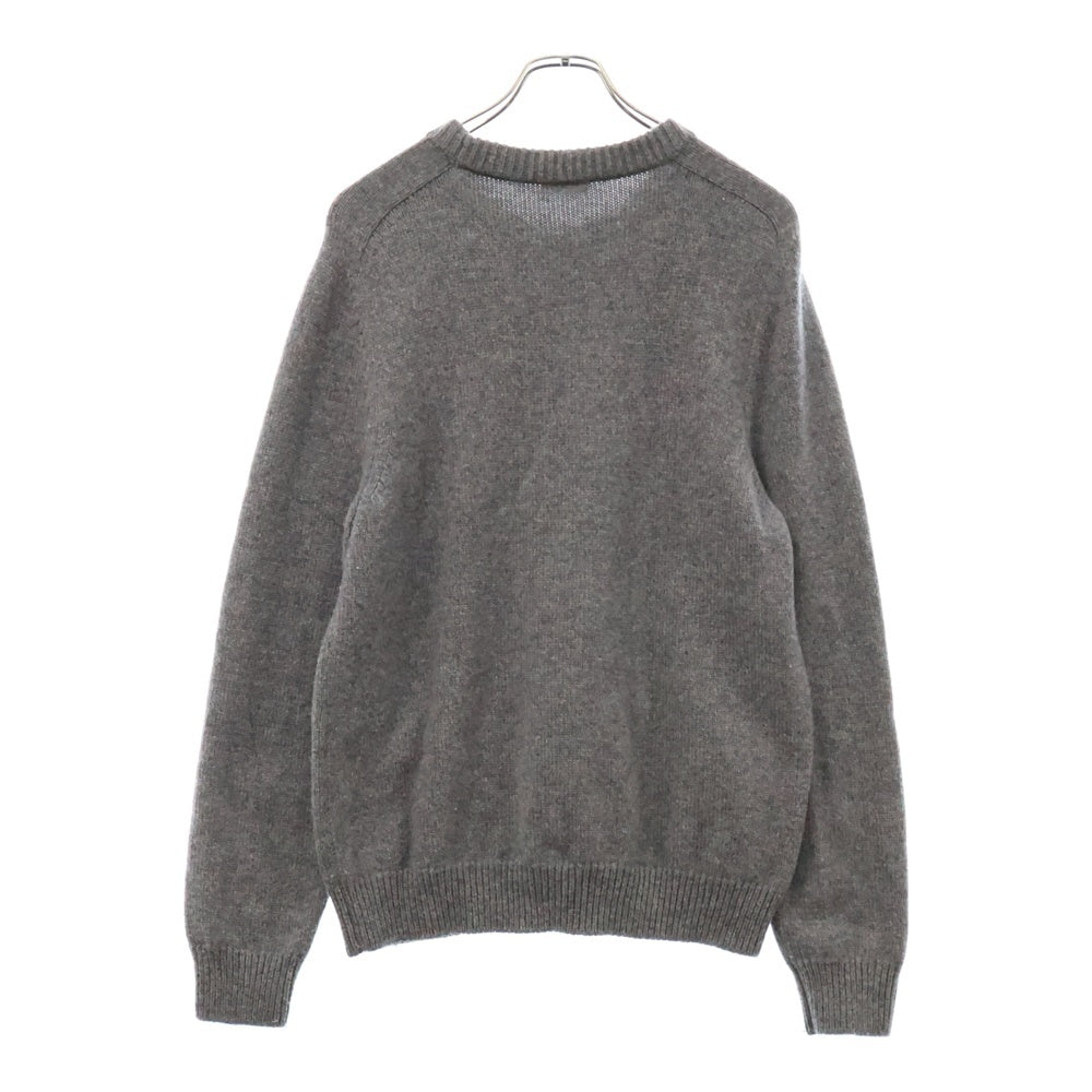 CELINE(セリーヌ) PULL COL ROND BOXY TRIOMPHE トリオンフ ロゴ刺繍 クルーネック ニットセーター グリーン 2AC85048T