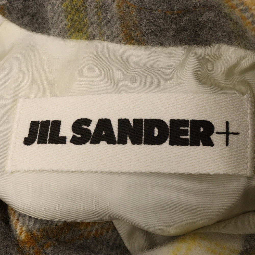 JIL SANDER +(ジルサンダープラス) 22AW アルパカウール チェック シャツ ジャケット マルチ レディース J40BN0006 J40012