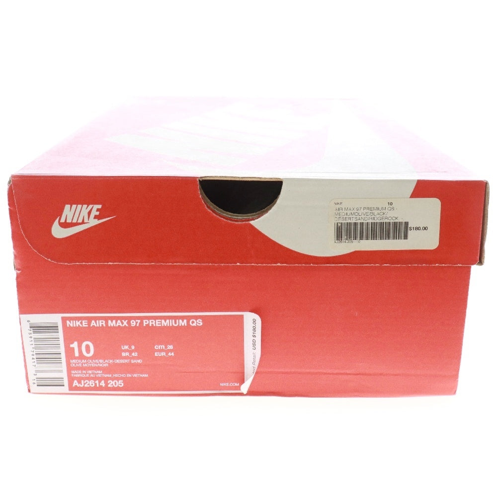 NIKE(ナイキ) AIR MAX 97 PREMIUM QS USA CAMO エアマックス プレミアム カモ ローカットスニーカー カーキ US10/28cm AJ2614-205
