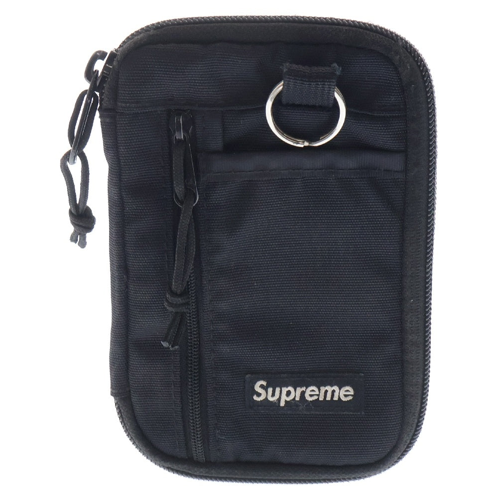 SUPREME(シュプリーム) 19AW Small Zip Pouch / Wallet スモール ジップポーチ ウォレット ブラック