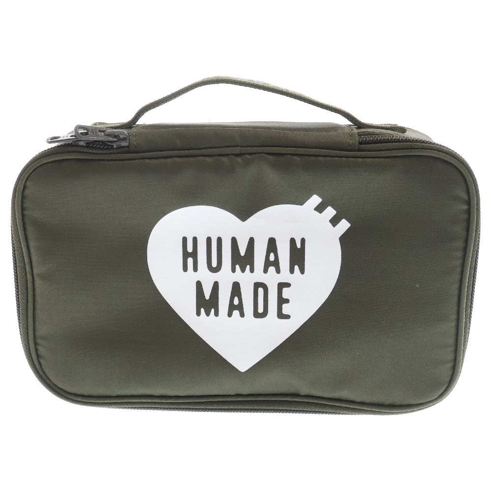 HUMAN MADE(ヒューマンメイド) 23SS VANITY CASE SMALL HM25GD117 バニティー ケース スモール カーキ