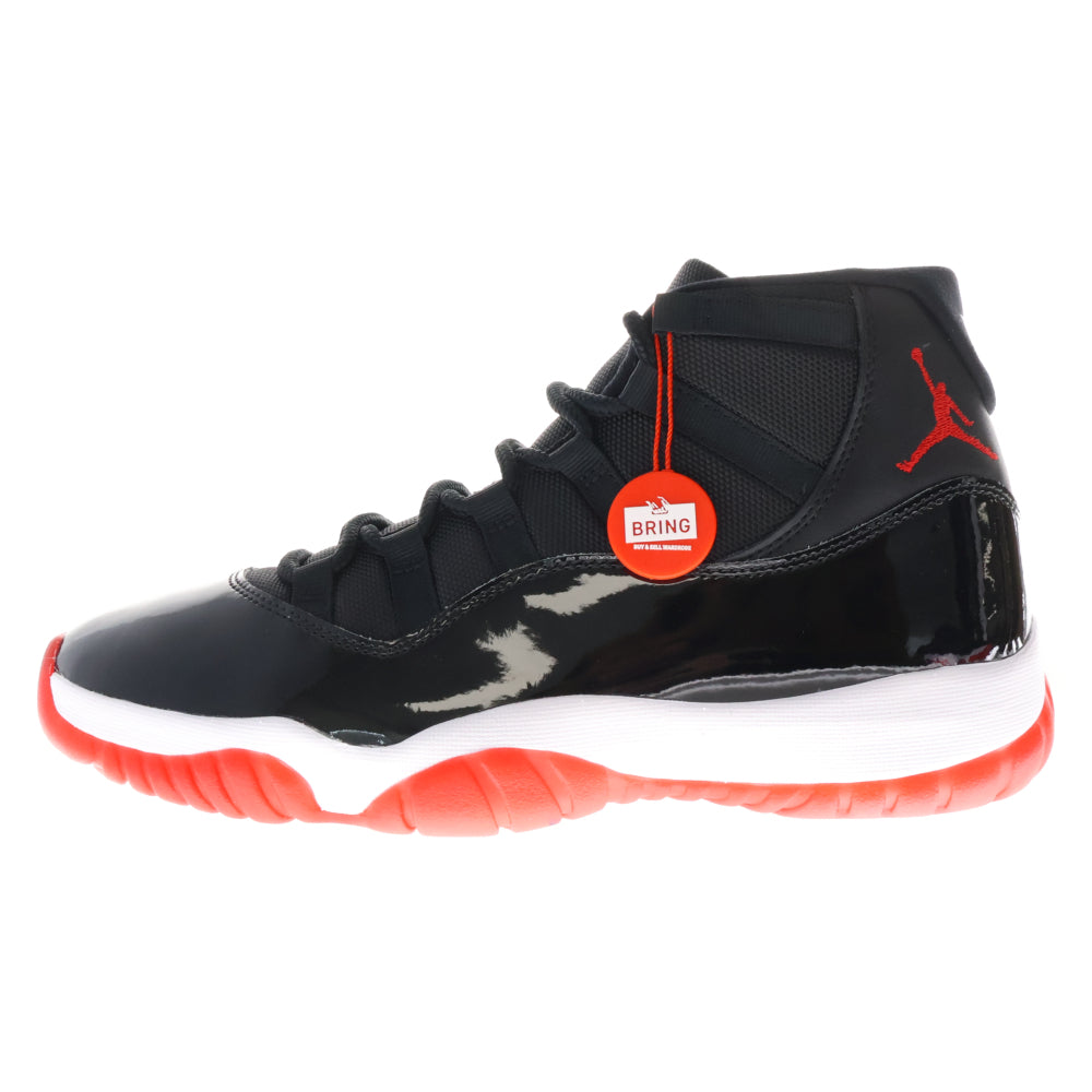 NIKE(ナイキ) AIR JORDAN 11 RETRO BRED エアジョーダン レトロ ブレッド ハイカットスニーカーブラック/レッド US10.5/28.5cm 378037-061