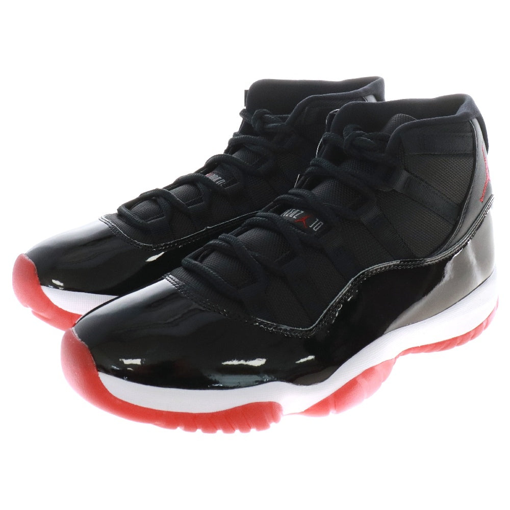 NIKE(ナイキ) AIR JORDAN 11 RETRO BRED エアジョーダン レトロ ブレッド ハイカットスニーカーブラック/レッド US10.5/28.5cm 378037-061