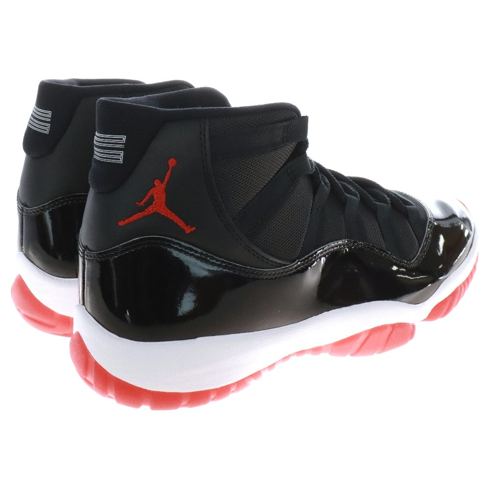 NIKE(ナイキ) AIR JORDAN 11 RETRO BRED エアジョーダン レトロ ブレッド ハイカットスニーカーブラック/レッド US10.5/28.5cm 378037-061